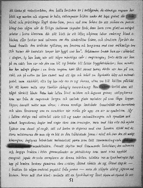 Jan Svenungssons Hebdomeros av Giorgio de Chirico, page 51