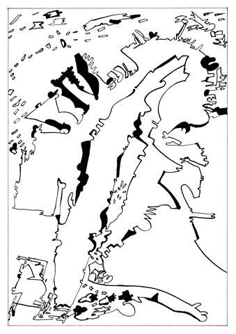 Jan Sevnungsson – Psycho-Mapping Scandinavia; individual drawings