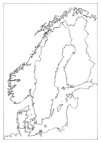 Jan Sevnungsson – Psycho-Mapping Scandinavia; individual drawings