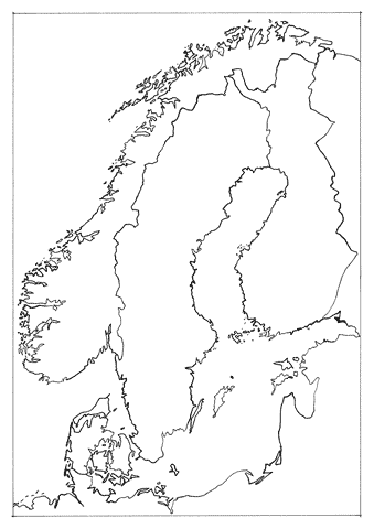 Jan Sevnungsson – Psycho-Mapping Scandinavia; individual drawings