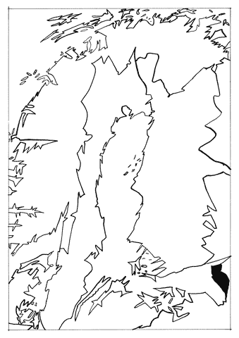 Jan Sevnungsson – Psycho-Mapping Scandinavia; individual drawings