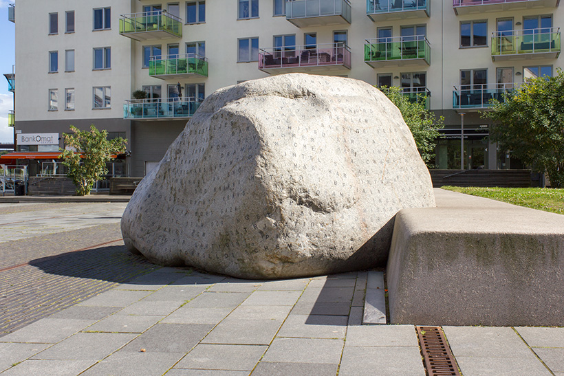 Tidsmaskin på torget, Sjövikstorget, Jan Svenungsson, offentlig konst